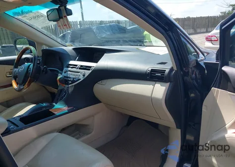 2010 Lexus Rx 350 from USA, damaged, VIN 2T2BK1BA8AC042899